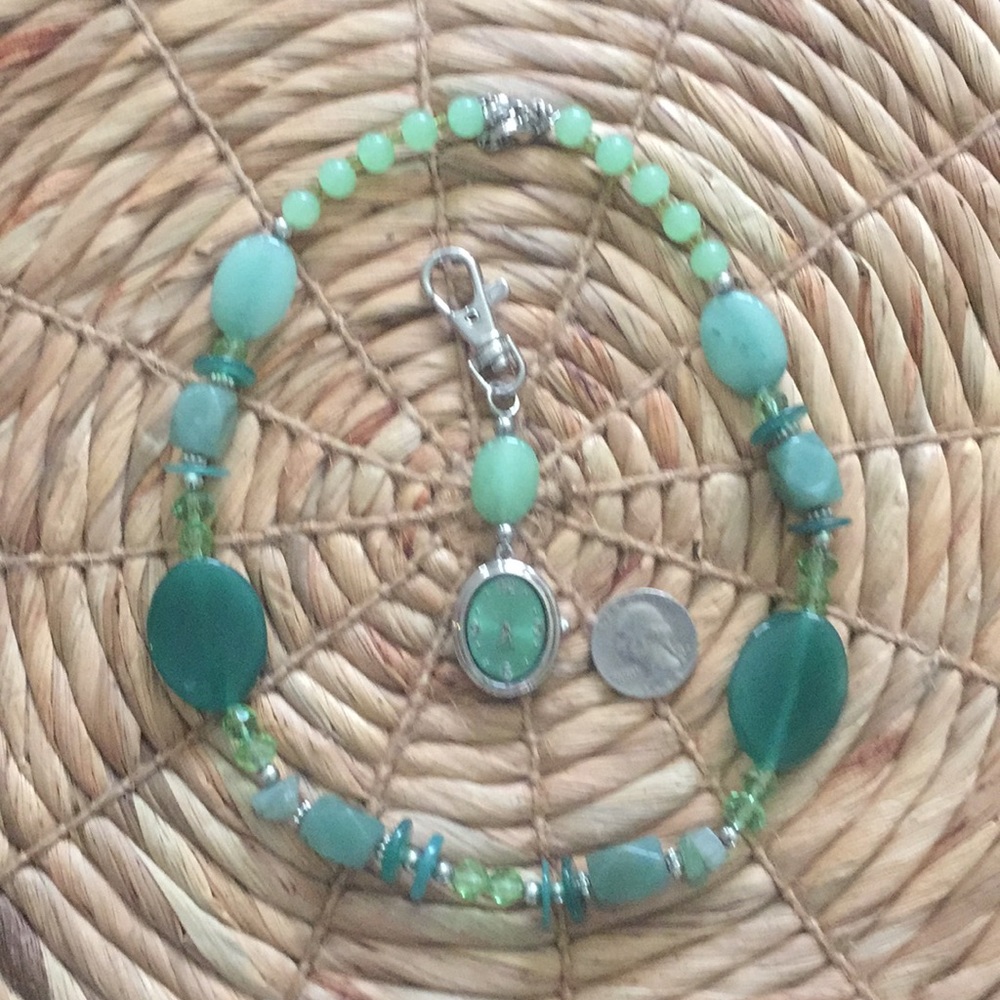 Jade watch bag clip